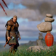 Image for article titled Assassin's Creed: Valhalla Player Uses Oil Jar To Make Stacking Stones Puzzle A Bit Easier